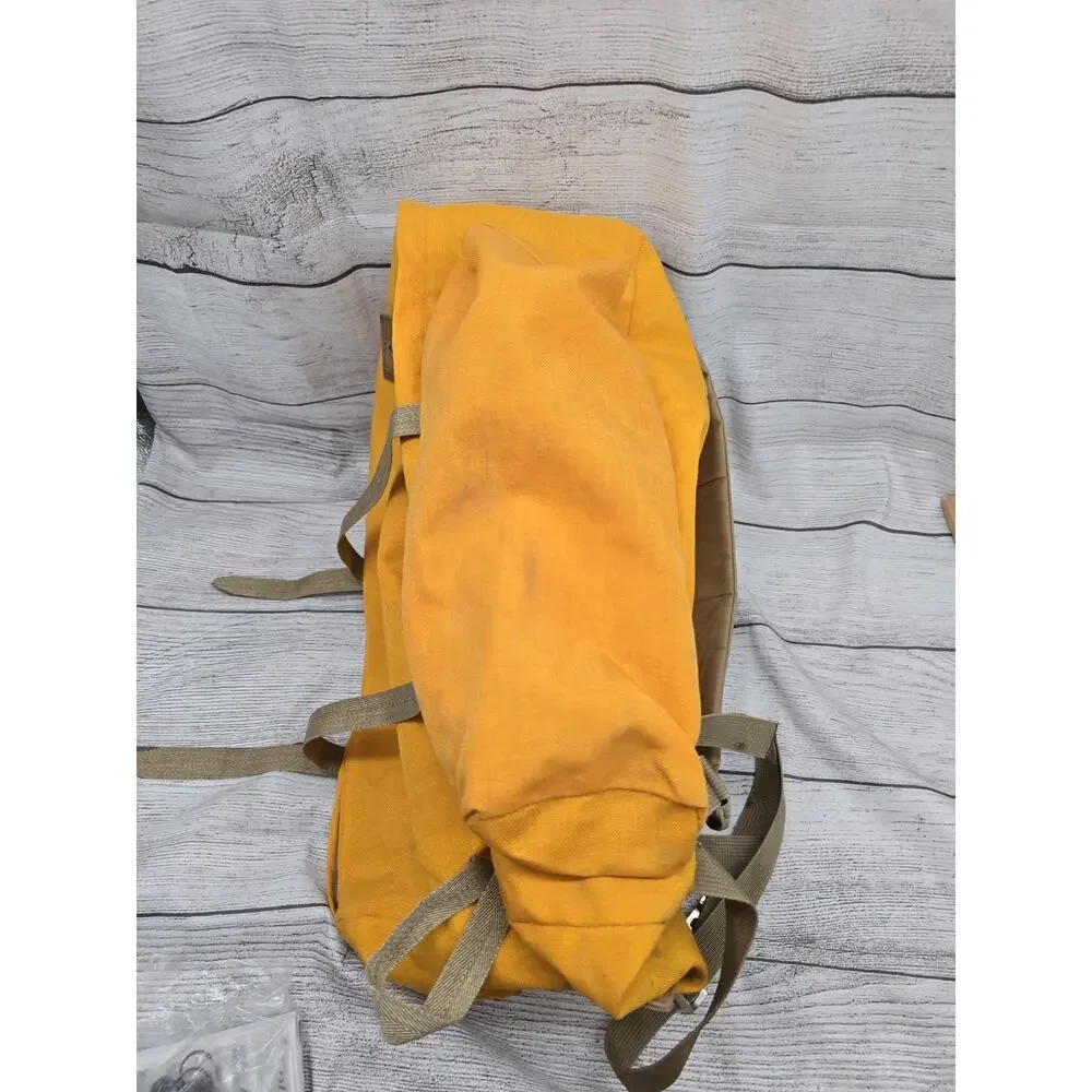 Jansport 1970's Hiking Outdoor Backpack Yellow